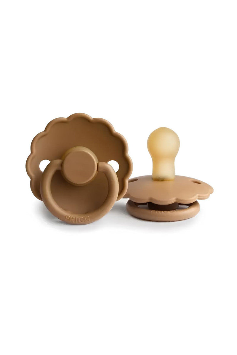 Tétine en Silicone Naturel Frigg Daisy Cappuccino Marron