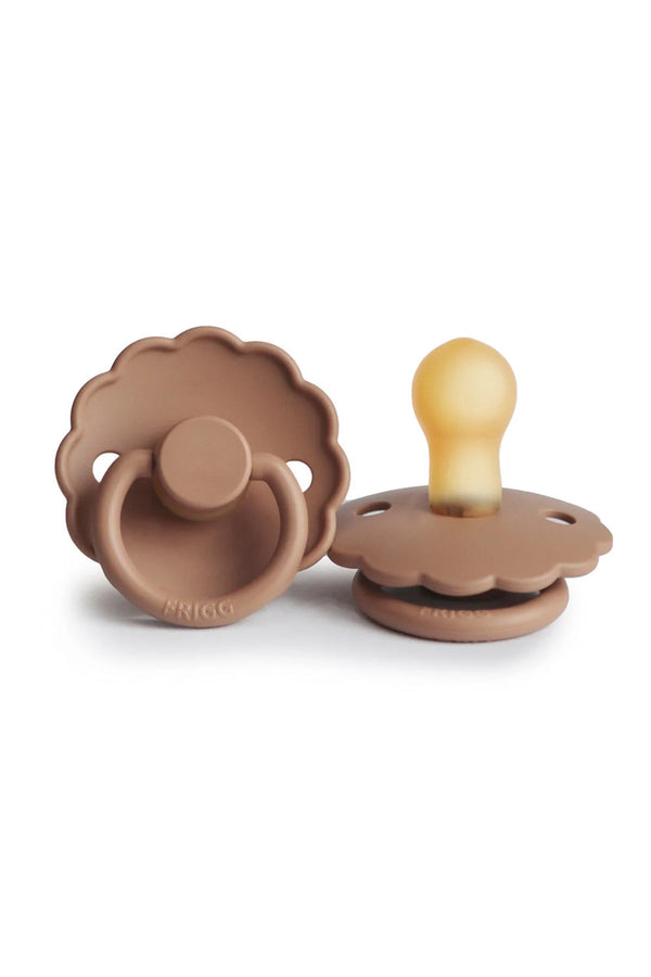 Tétine en Silicone Naturel Frigg Daisy Peach Brune