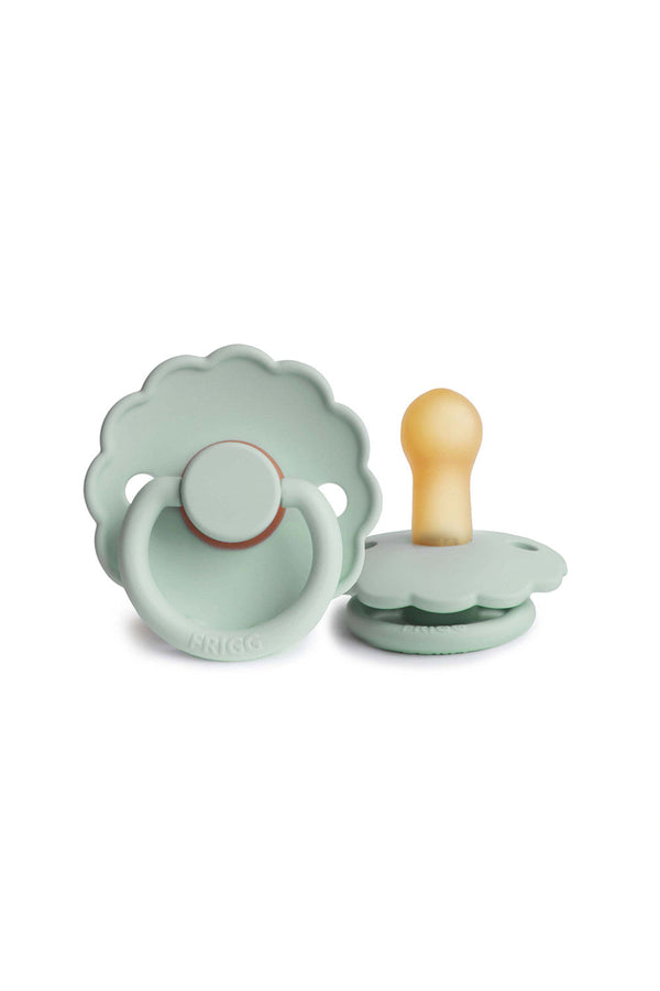 Tétine en Silicone Naturel Frigg Daisy Seafom Vert d'Eau